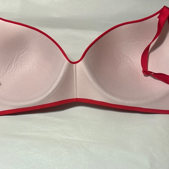 Victoria's Secret Red Plunge Bra with Molded Cups - Picture 2 of 7